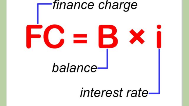 How do you find the finance charge