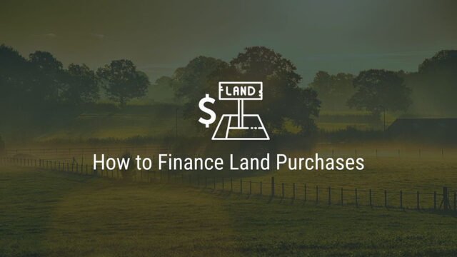 How long can you finance land