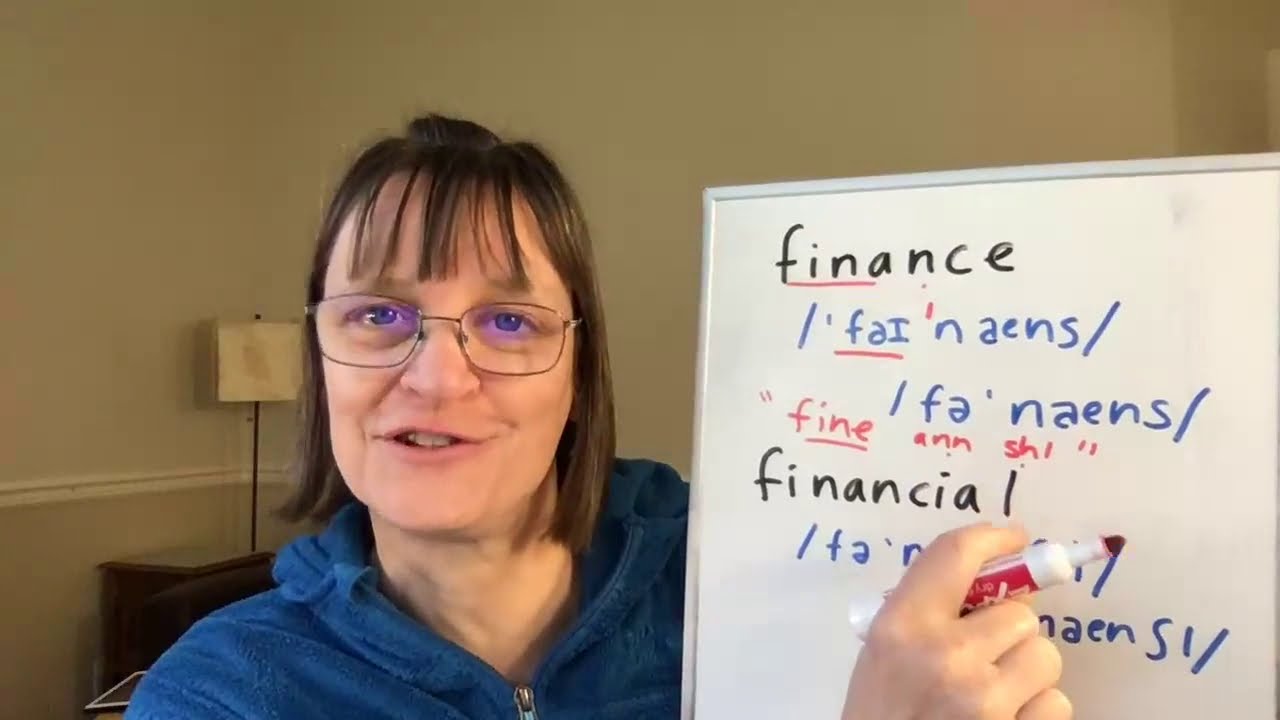 How to pronounce finance